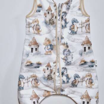 Śpiworek z nogawkami wzór-Smocza Przygoda