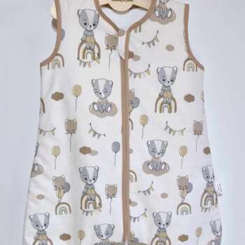 Śpiworek z nogawkami wzór-Kotki