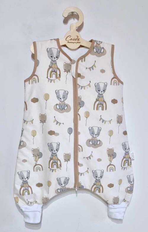 Śpiworek z nogawkami wzór-Kotki