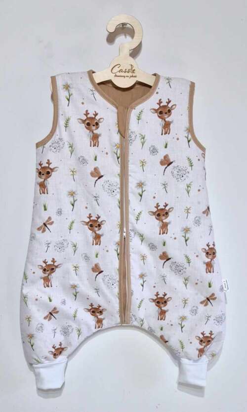 Śpiworek z nogawkami wzór-Jelonki