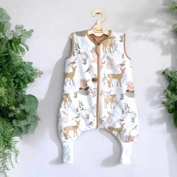 Śpiworek z nogawkami wzór-Sarenka