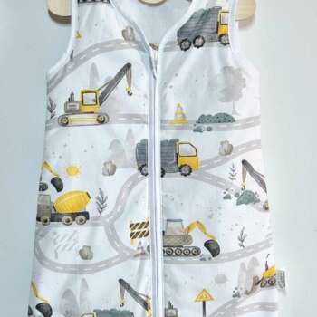 Śpiworek KLASYCZNY   wzór Budowa yellow