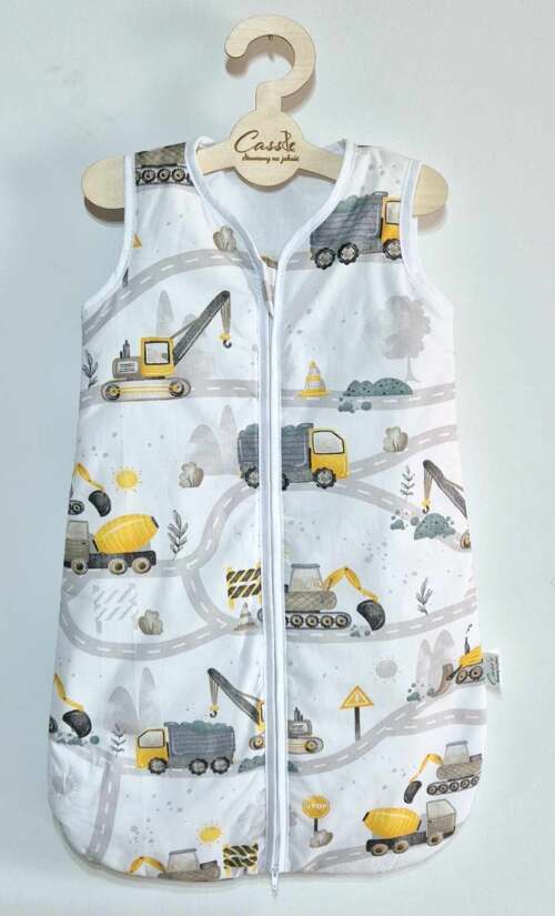 Śpiworek KLASYCZNY   wzór Budowa yellow