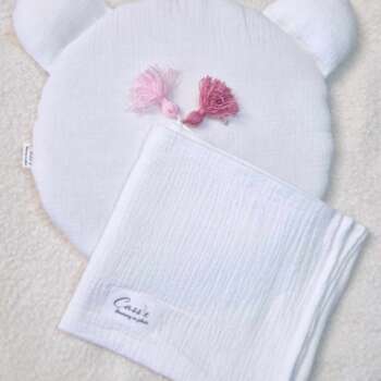 Kocyk/otulacz z podusią lub bez -kolor Biały