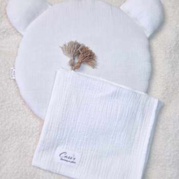 Kocyk/otulacz z podusią lub bez -kolor Biały