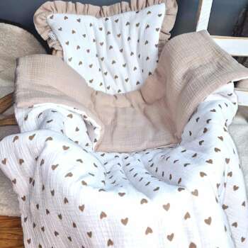 Kołderka z Podusią +Opcja Worka (Muślin)