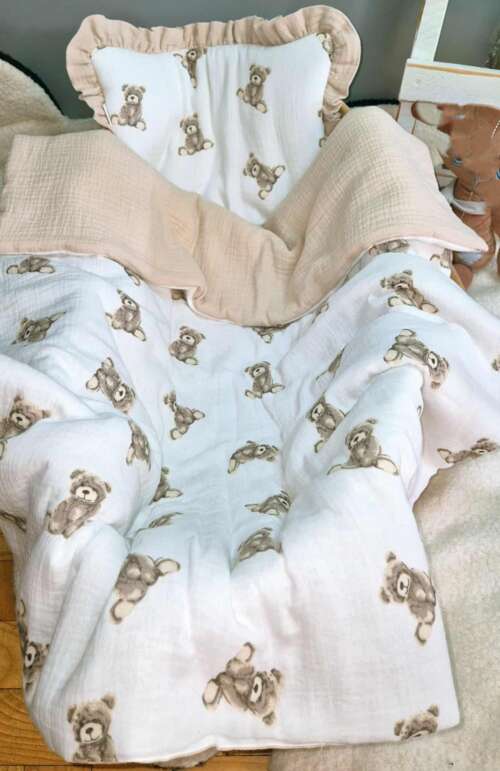 Kołderka z Podusią +Opcja Worka (Muślin)