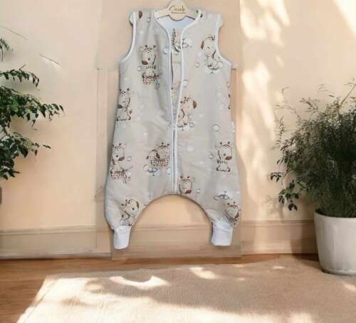 Śpiworek z nogawkami wzór- Żyrafa -Beżowa