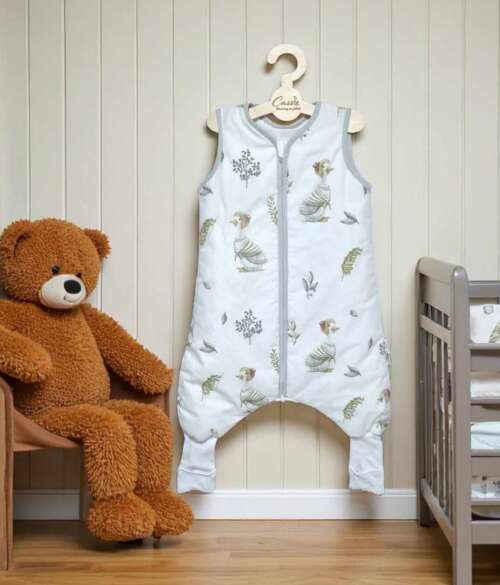 Śpiworek z nogawkami wzór-Gąski w kapeluszach