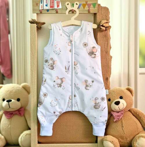 Śpiworek z nogawkami wzór - Myszki 1