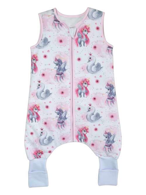 Śpiworek z nogawkami wzór-Jednorożec