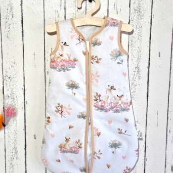 Śpiworek KLASYCZNY   wzór - Łabądki